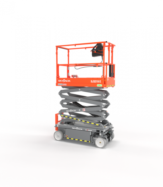 Skyjack SJ3215-3219E Compact DC Electric Scissor Lift – Skyrider