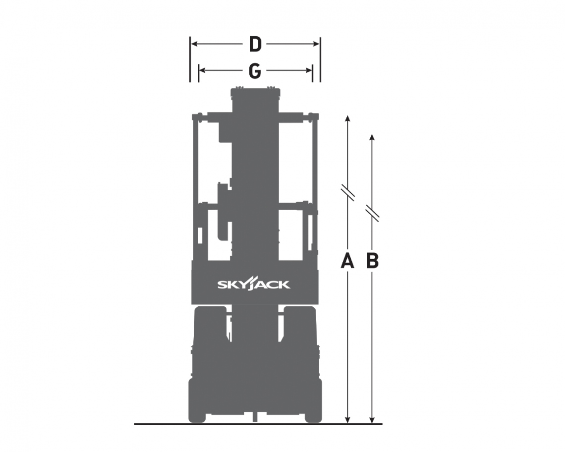 Skyjack SJ20 Vertical Mast Lift – Skyrider Equipment