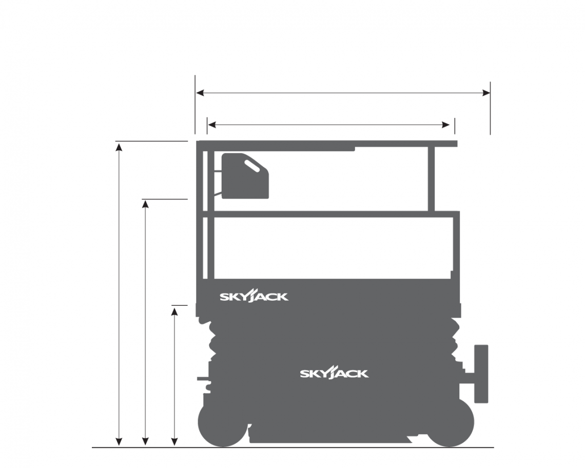 Skyjack SJ3215-3219 NEW Compact Electric Scissor Lift – Skyrider