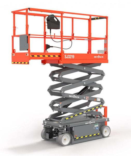 Skyjack SJ3215-3219 NEW Compact Electric Scissor Lift – Skyrider